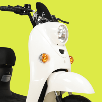 VS2 ELEKTRO-ROLLER 2-RAD 45KM/H, Schwarz, Rot, Weiß